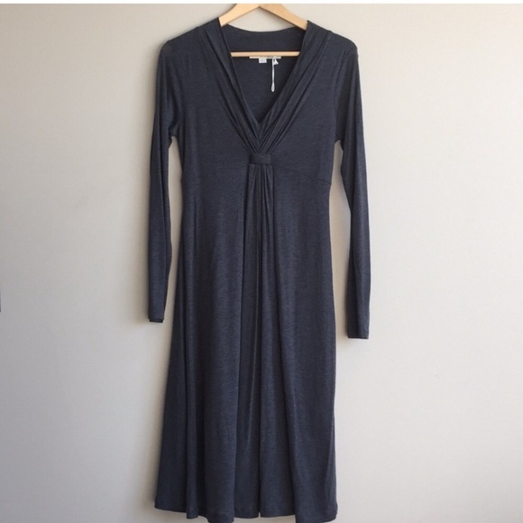 BODEN Midi Dress in Charcoal Grey Size 6L - Picture 15 of 15